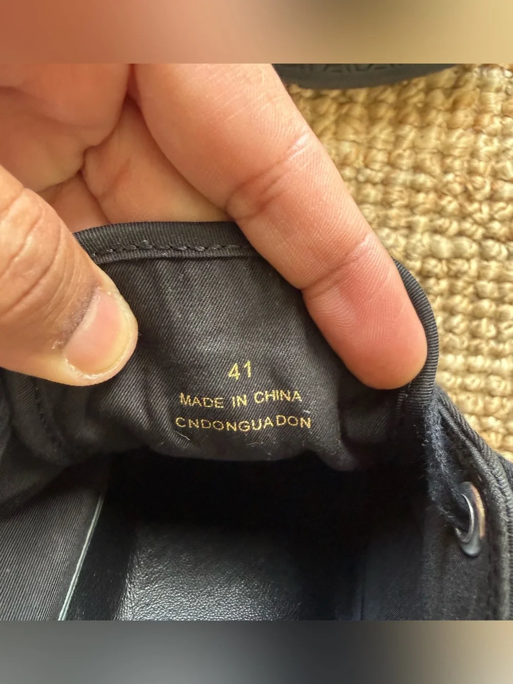 Burberry Larkhall Low-Top Black Canvas Sneakers - Pristine Condition - Picture 11 of 13